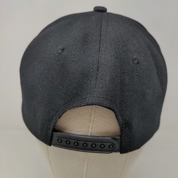 Foxin Men's Snapback Hat Black Adjustable Team Jugosos Embroidered Logo - Picture 6 of 9